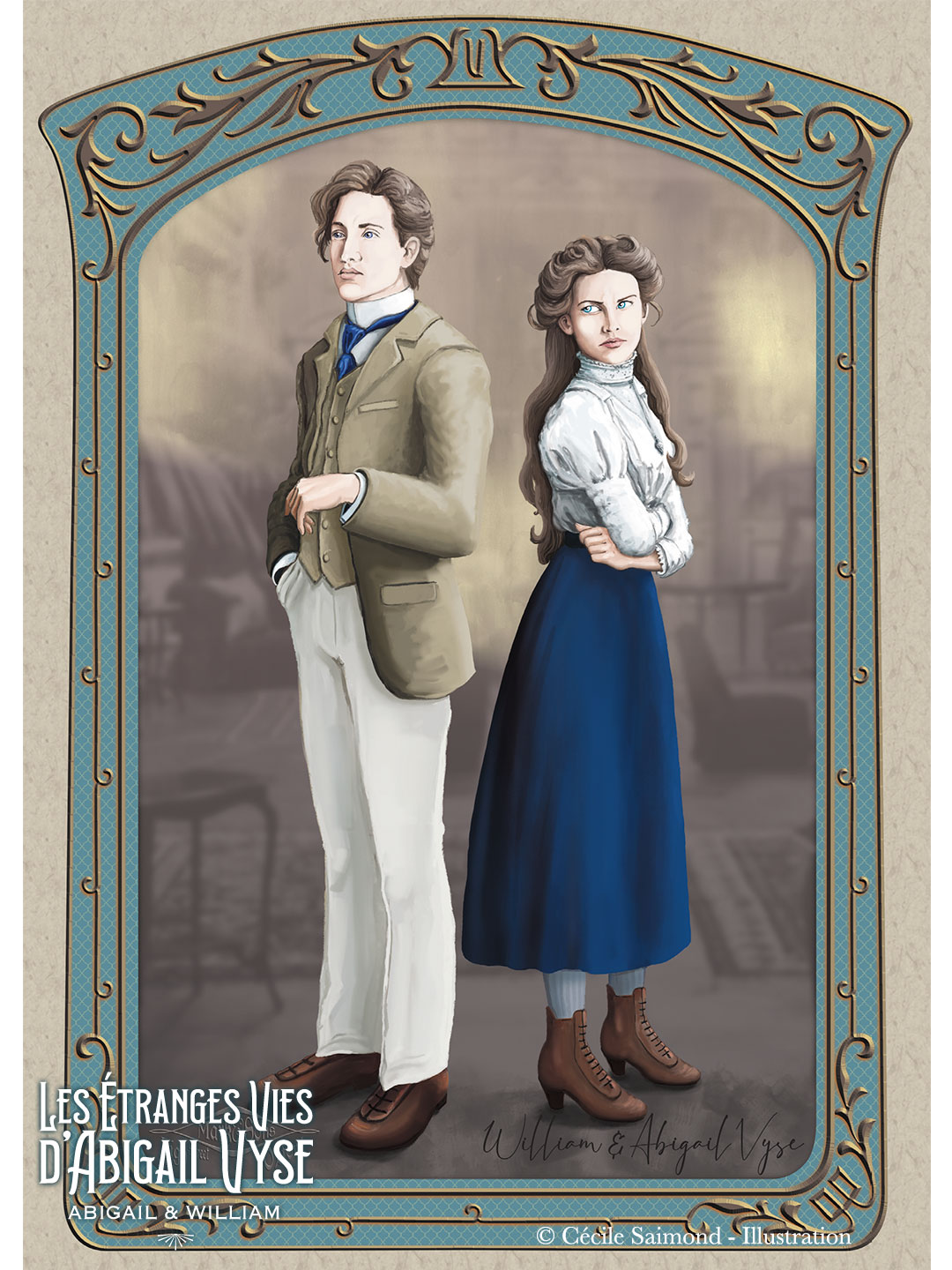 Illustration Abigail & William - Les étranges vies d'Abigail Vyse