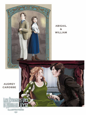William - Abigail - Audrey carrosse - Les étranges vies d'Abigail Vyse