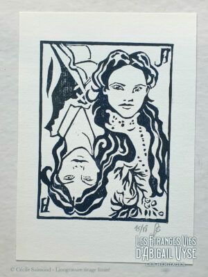 Linogravure Abigail & Audrey