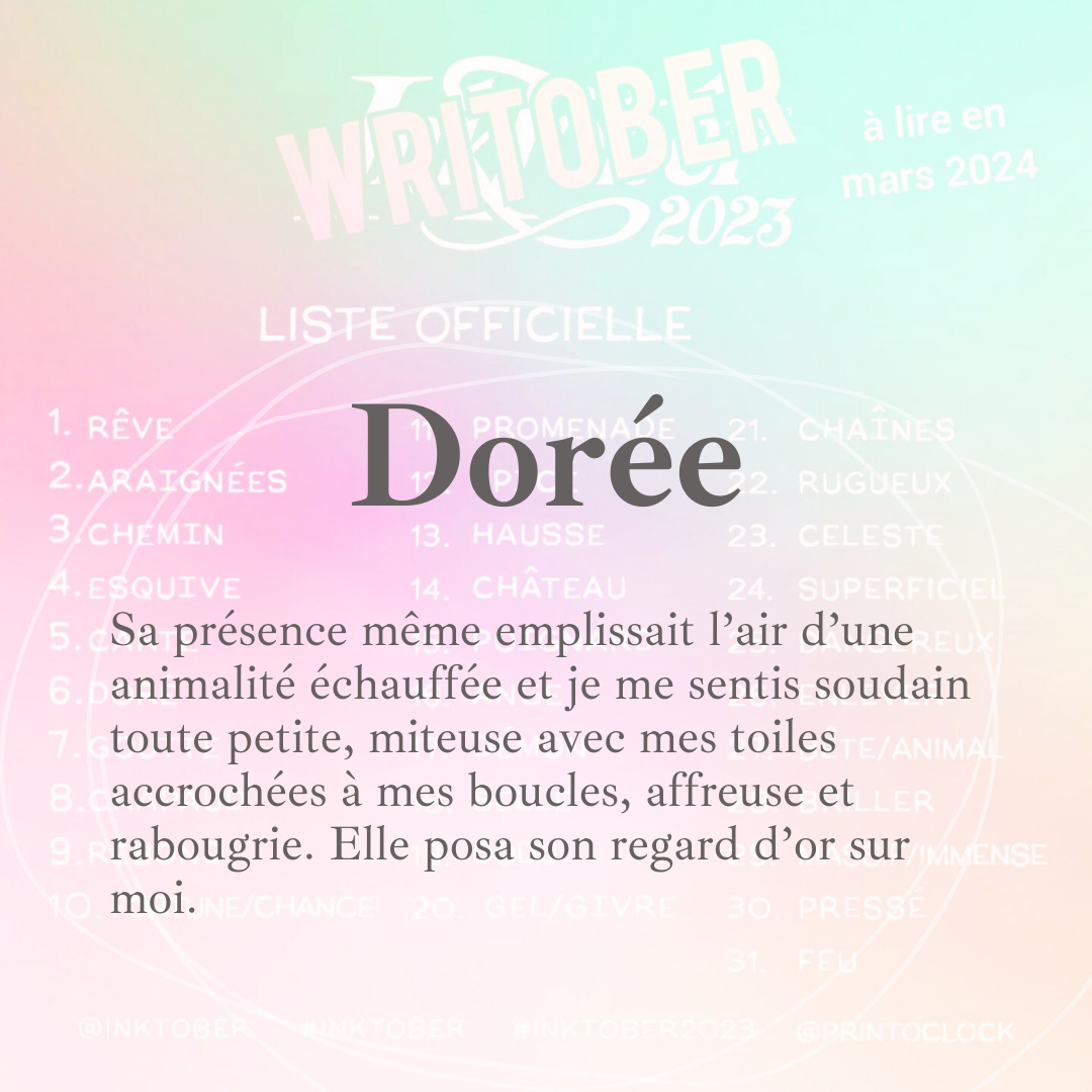 Dorée #6 Writober 2023