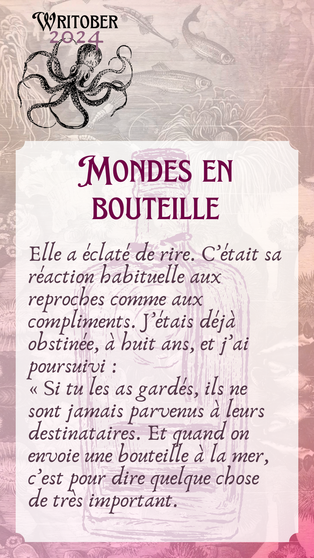 8# Mondes en bouteille